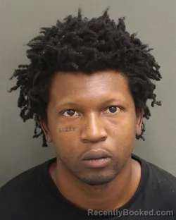 Mugshot of Dequan Y Givens booked in Orange County, Florida on July 31, 2026