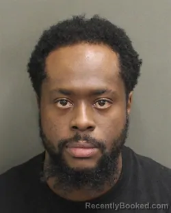 Mugshot of Jermaine Akeem Crawford booked in Orange County, Florida on July 31, 2026