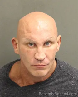 Mugshot of Sean Arlin Cunningham booked in Orange County, Florida on August 1, 2026