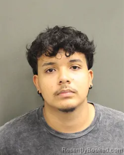 Mugshot of Sebastian Andres Sanchezcontreras booked in Orange County, Florida on August 1, 2026
