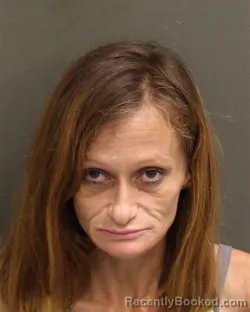 Mugshot of Kelly Marie Debord booked in Orange County, Florida on August 1, 2026
