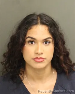 Mugshot of Katrina Leanna Acevedo booked in Orange County, Florida on August 1, 2026