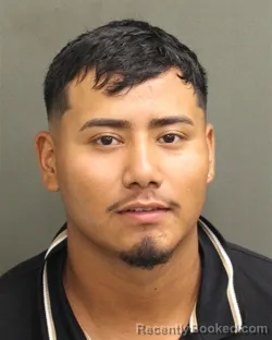Mugshot of Alexis Mejiasanchez booked in Orange County, Florida on August 1, 2026