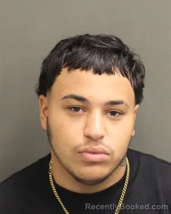 Mugshot of Christian Alexander Ramirez booked in Orange County, Florida on August 1, 2026
