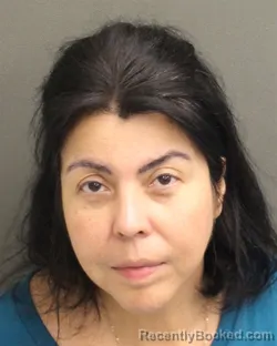 Mugshot of Giselle Elizabeth Betancourt booked in Orange County, Florida on August 1, 2026