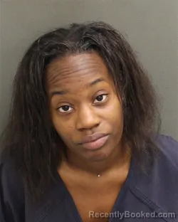 Mugshot of Shyla Micca Mosley booked in Orange County, Florida on August 1, 2026