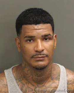 Mugshot of Lemuel David Cruz booked in Orange County, Florida on August 1, 2026