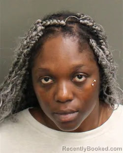 Mugshot of Natia Domonique Odum booked in Orange County, Florida on August 2, 2026