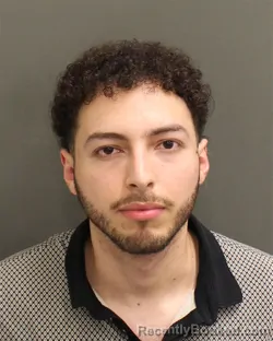 Mugshot of Jared Josue Machadohernandez booked in Orange County, Florida on August 2, 2026
