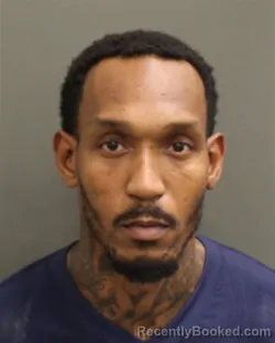 Mugshot of Tevin Ray Gordon booked in Orange County, Florida on August 2, 2026