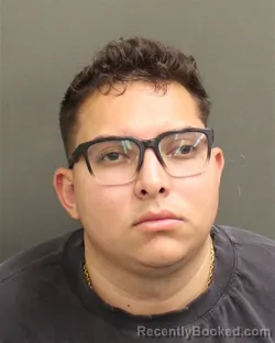 Mugshot of Eduard Elias Tachaudluzardo booked in Orange County, Florida on August 2, 2026