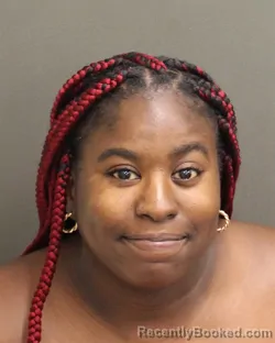 Mugshot of Zimorria Tarashyann Hilton booked in Orange County, Florida on August 2, 2026