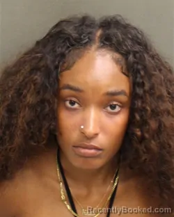 Mugshot of Katiana Yamani Turpin booked in Orange County, Florida on August 2, 2026
