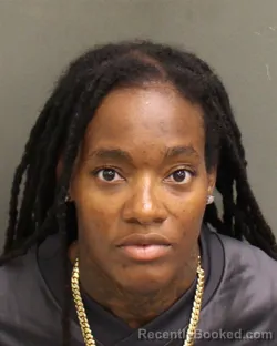 Mugshot of Champaighnia Shambriah Horice booked in Orange County, Florida on August 2, 2026