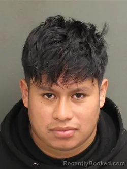 Mugshot of Edgar Sanchez Hernandez booked in Orange County, Florida on August 2, 2026