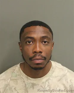 Mugshot of Zyqueric Kionte Richardson booked in Orange County, Florida on August 2, 2026