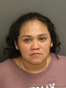 Mugshot of Karla Fabiola Martinezjoaquin booked in Orange County, Florida on August 2, 2026