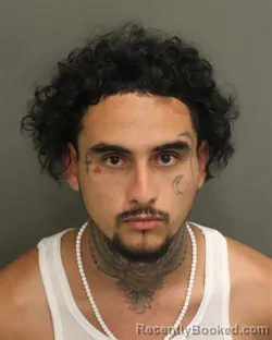 Mugshot of Caleb Mekiah Hall booked in Orange County, Florida on August 3, 2026