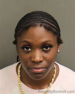 Mugshot of Janylah Shadiamond Corbin booked in Orange County, Florida on August 3, 2026
