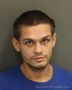 Mugshot of Anthony Alexsander Williford booked in Orange County, Florida on August 3, 2026