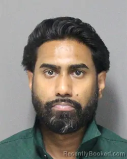 Mugshot of Shazim Ali booked in Orange County, Florida on August 3, 2026