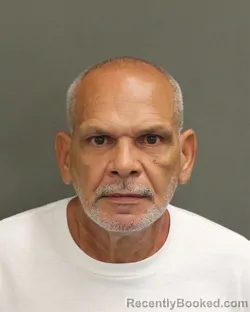 Mugshot of Miguel Rivera booked in Orange County, Florida on August 3, 2026