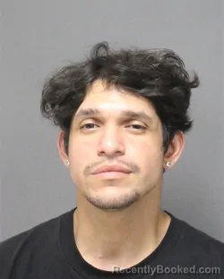 Mugshot of Sebastian Ibarra booked in Orange County, Florida on August 3, 2026