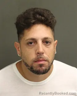 Mugshot of Vincent Enrique Rentas booked in Orange County, Florida on August 3, 2026