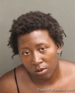Mugshot of Datrja Shacorrye Xanaibailey booked in Orange County, Florida on August 3, 2026