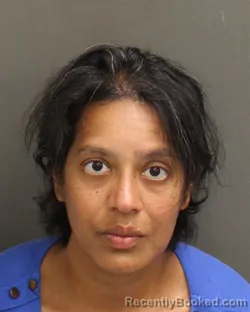 Mugshot of Ambreen Fatima Tariq booked in Orange County, Florida on August 3, 2026
