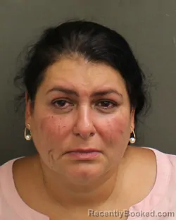 Mugshot of Tatiana D Coelho booked in Orange County, Florida on August 3, 2026