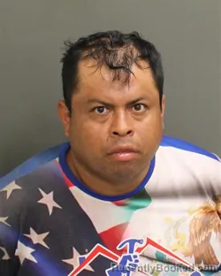 Mugshot of Levi Isai Mirandaramos booked in Orange County, Florida on August 3, 2026