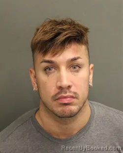 Mugshot of Luis Javier Cruzpadilla booked in Orange County, Florida on August 4, 2026