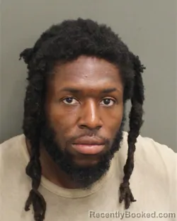 Mugshot of Deandre Tre Horne booked in Orange County, Florida on August 4, 2026