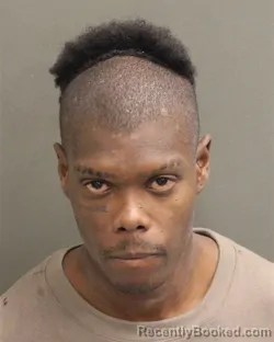 Mugshot of Kadeiym Deshaun Francois booked in Orange County, Florida on August 4, 2026
