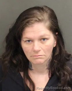 Mugshot of Kimberly Ann Hinton booked in Orange County, Florida on August 4, 2026