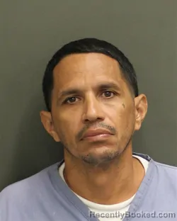 Mugshot of Alexis Luis Negronriguezrod booked in Orange County, Florida on August 4, 2026
