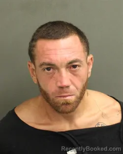 Mugshot of Adrian Mojica Pabon booked in Orange County, Florida on August 4, 2026