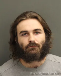 Mugshot of Trevor Lynn Lane booked in Orange County, Florida on August 4, 2026