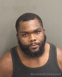 Mugshot of Derrick Londrey Griffin booked in Orange County, Florida on August 4, 2026
