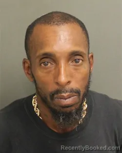Mugshot of Damion Abdul Austin booked in Orange County, Florida on August 4, 2026