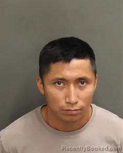 Mugshot of Cleiberbenit Santizovelazquez booked in Orange County, Florida on August 4, 2026