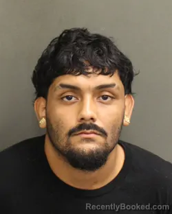 Mugshot of Jonathan Reyesgarcia booked in Orange County, Florida on August 4, 2026