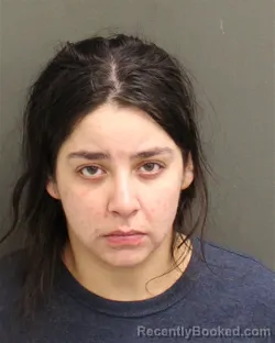 Mugshot of Shakyra Marie Zambranafernandez booked in Orange County, Florida on August 4, 2026