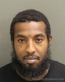 Mugshot of Devin Omar Martin booked in Orange County, Florida on August 4, 2026