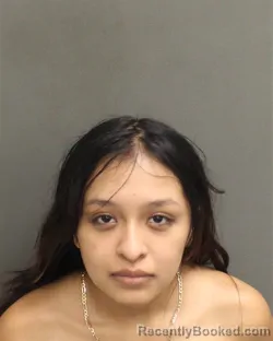 Mugshot of Elizabeth Gilesjaimes booked in Orange County, Florida on August 5, 2026