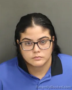 Mugshot of Karina Nahir Acosta booked in Orange County, Florida on August 5, 2026