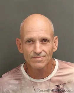 Mugshot of Daniel Kelli Oelhoffen booked in Orange County, Florida on August 5, 2026