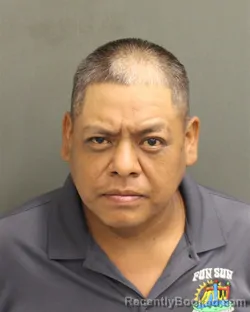Mugshot of Sergio Blancasvelazquez booked in Orange County, Florida on August 5, 2026