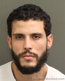 Mugshot of Imrane Mokhtari booked in Orange County, Florida on August 5, 2026